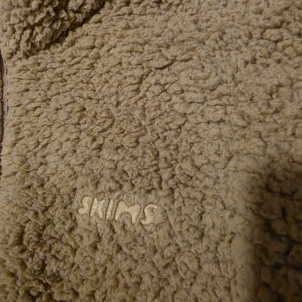 SKIMS Teddy High Pile Fleece Cropped Jacket Size XS - Picture 3 of 8